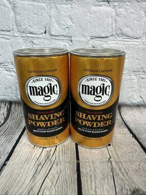 SoftSheen-Carson Magic Razorless Shaving for Men, Magic Shaving Powder - 4.5 oz